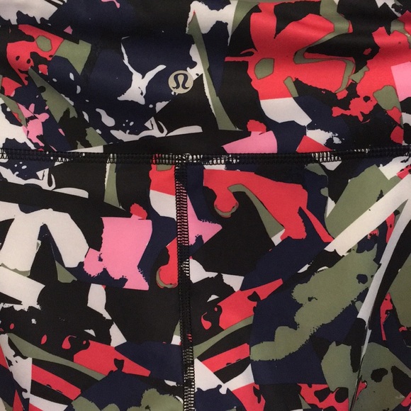 Lululemon Pop Cut Boom Juice Multi/Blk Leggings 4 - Picture 5 of 8